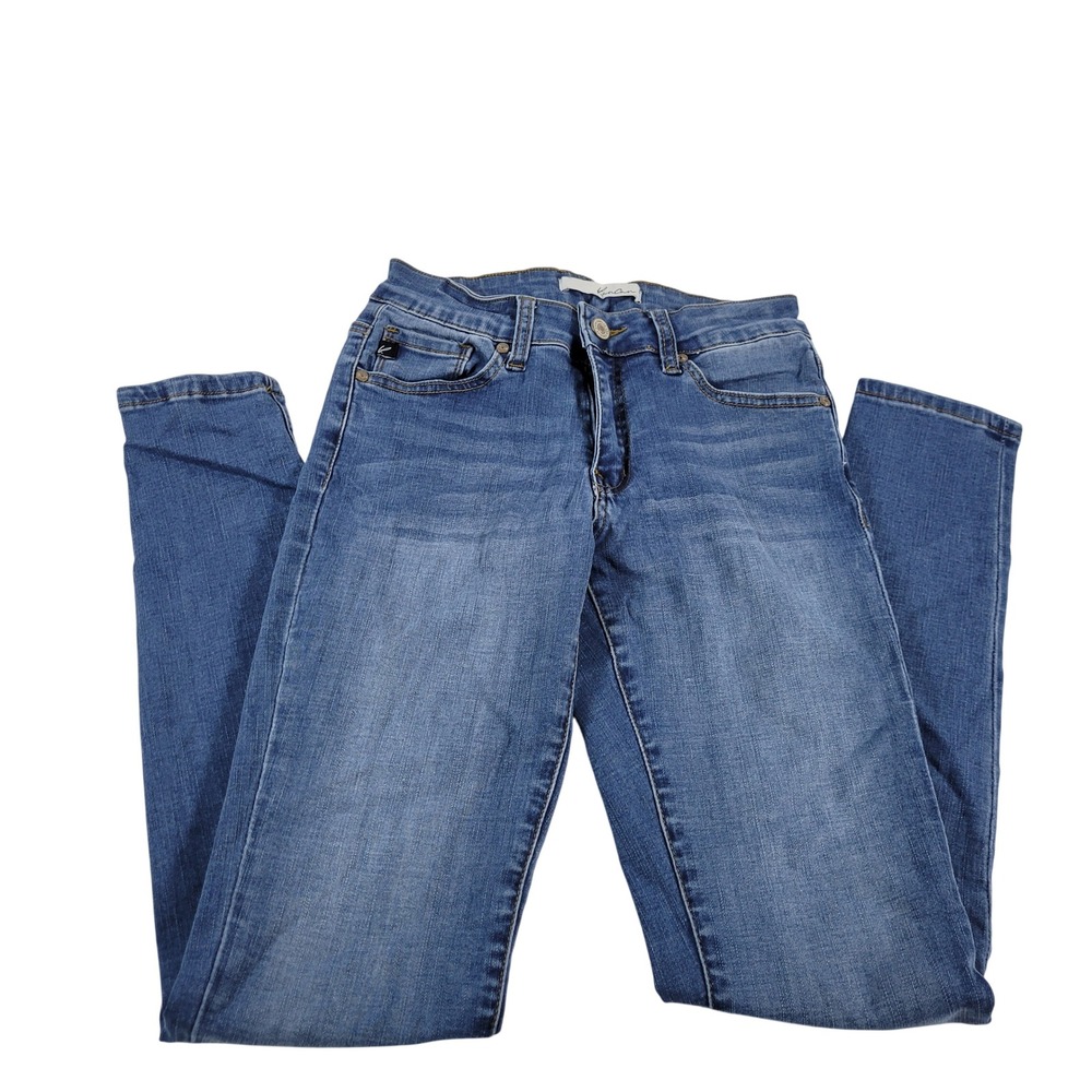 KanCan Jeans Womens WB3 25 HC6067EXM Skinny‎ Mid Rise Blue Denim